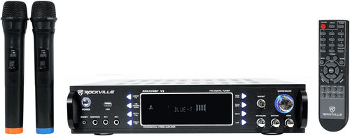 1000w 2-Ch Bluetooth Karaoke Amplifier with 2 Mics L314299
