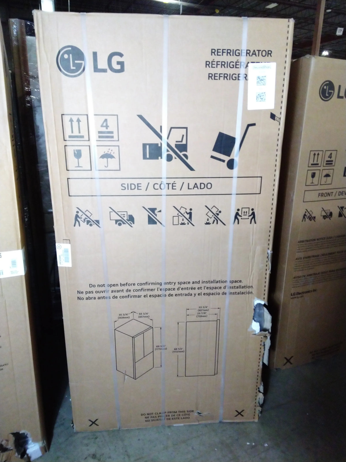 36 In. Smudge Resistant Stainless Steel French Door Refrigerator T556118