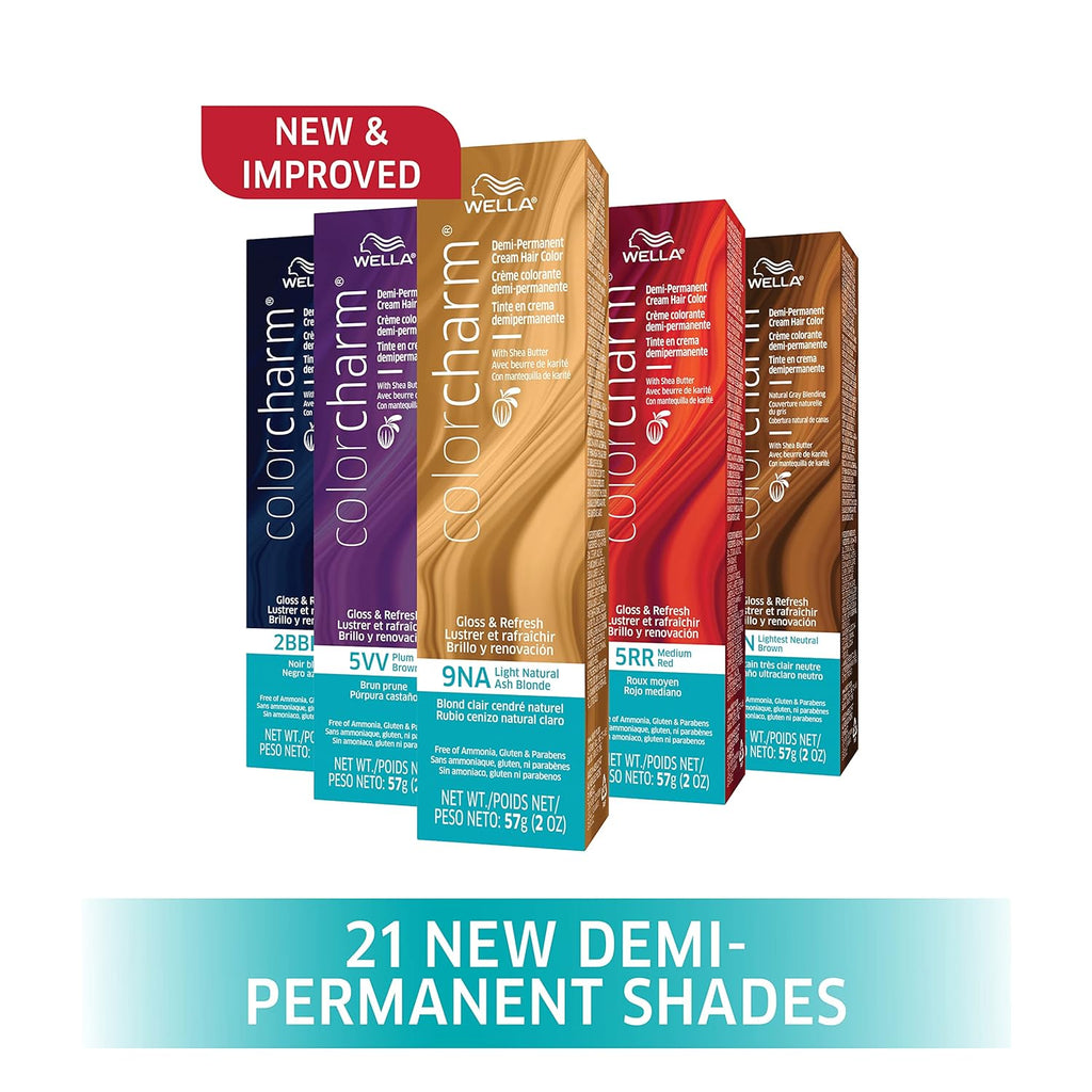 9NA Light Natural Ash Blonde Demi Permanent Hair Color with 10 Vol. Developer P94459