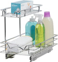 Under Sink Pull-Out Sliding Shelf Organizer, Chrome S723394