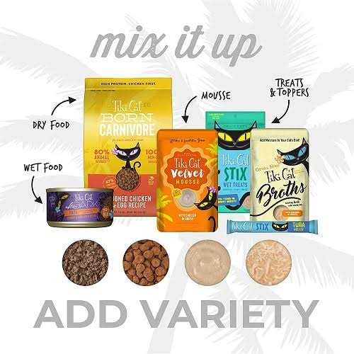 Tiki Cat Fish Favorites Variety Pack Canned Wet Cat Food G604
