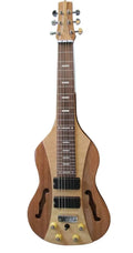Natural Lap Steel Guitar with F-Holes F45491