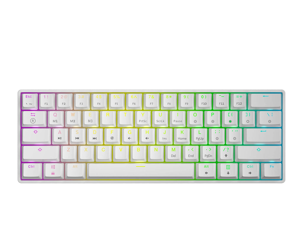 61 Keys Multi Color RGB LED Backlit Wired Mechanical Gaming Keyboard Q3255