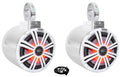 8" LED Chrome Wakeboard Tower Speakers D26972