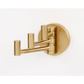 Satin Brass Swivel Robe Hook A544775