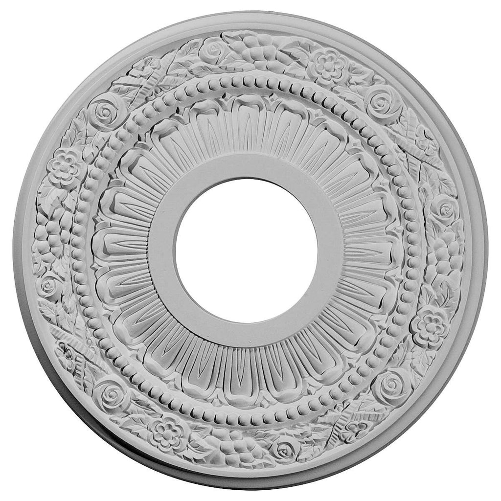 Hand-Painted Smokey Topaz Ceiling Medallion H5542