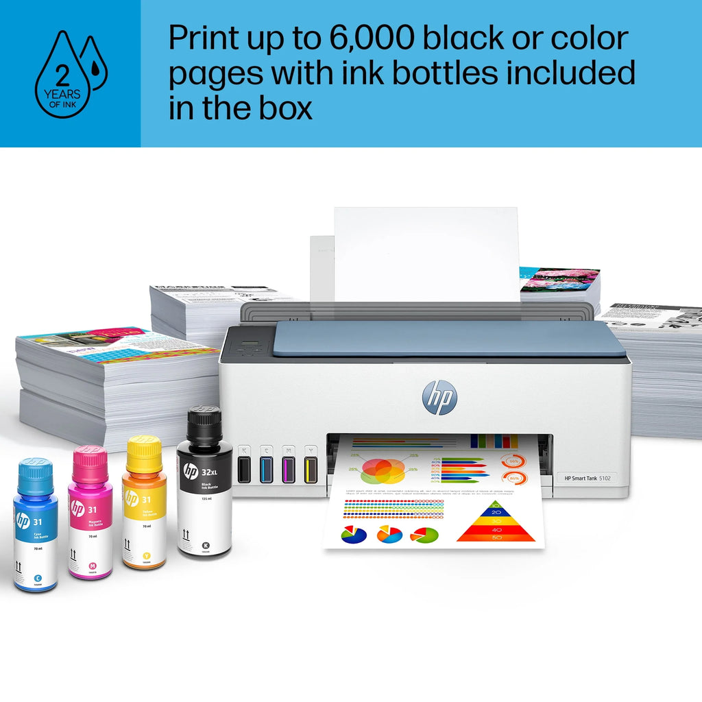 Wireless All-in-One Color Inkjet Tank Printer W710048