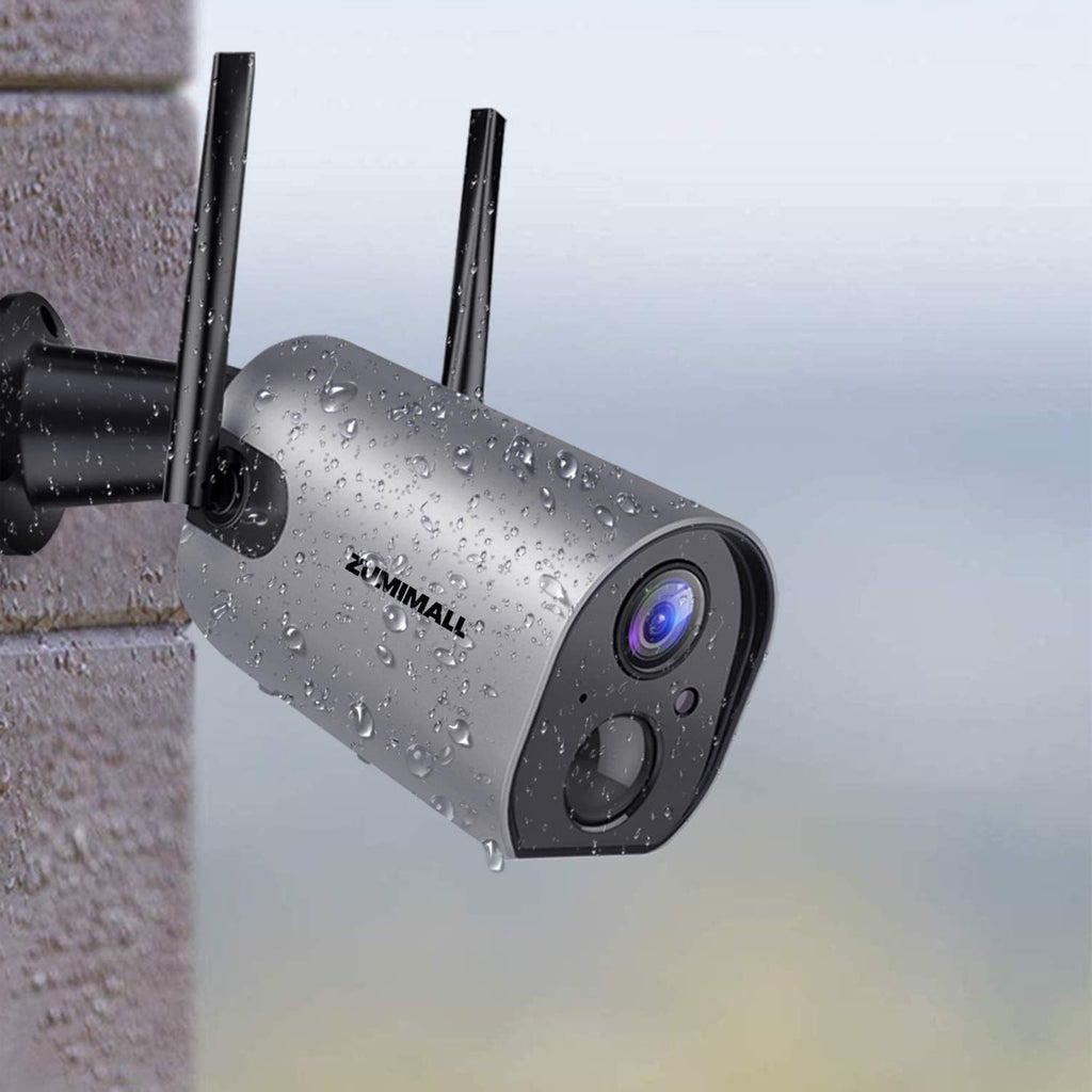 Wireless WiFi Security Camera, Rechargeable Battery Powered, 2PCS C4669