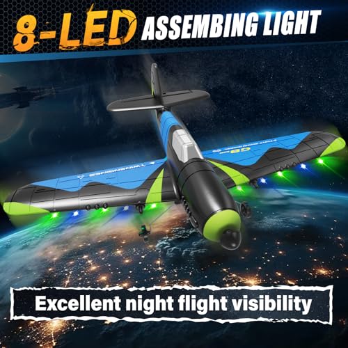 Foam RC Plane Remote Control Airplane with 6-Axis Gyro N5885
