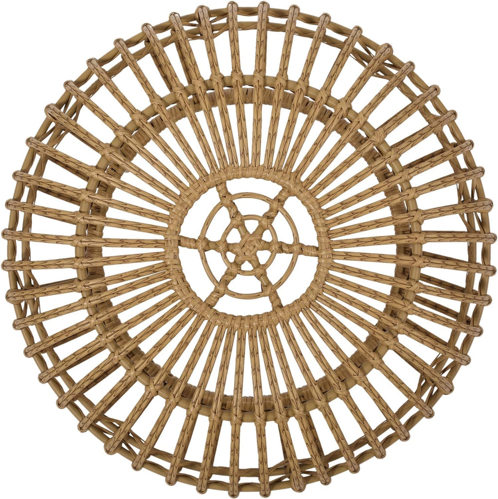 Round Rattan Wicker Coffee Table W233