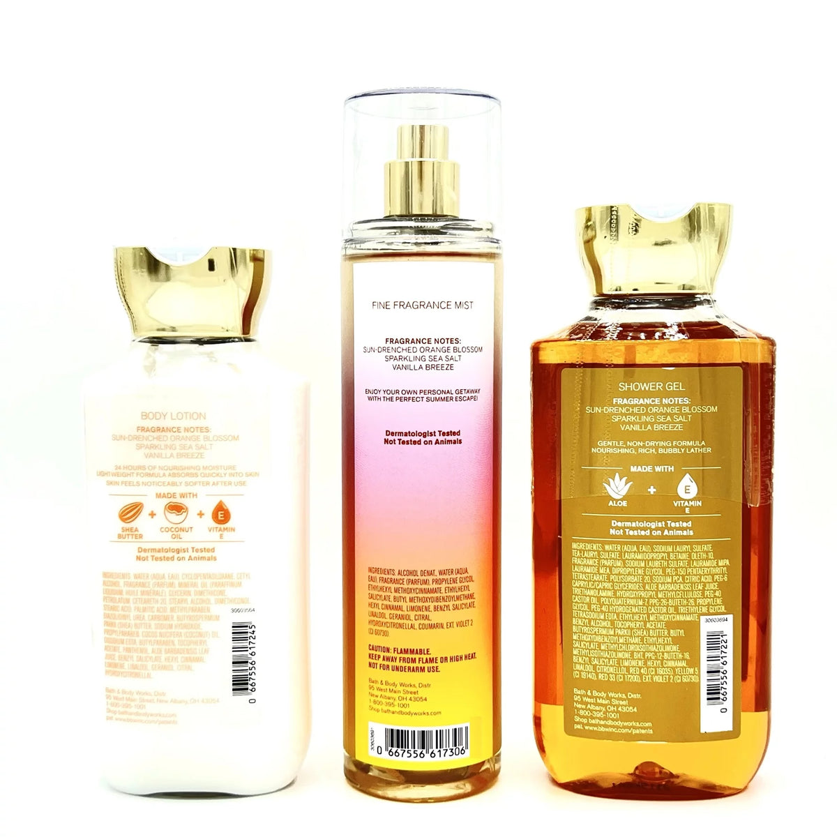 8oz Body Lotion, 8oz Fine Fragrance Mist and 10oz Shower Gel 3-Piece Bundle D42104