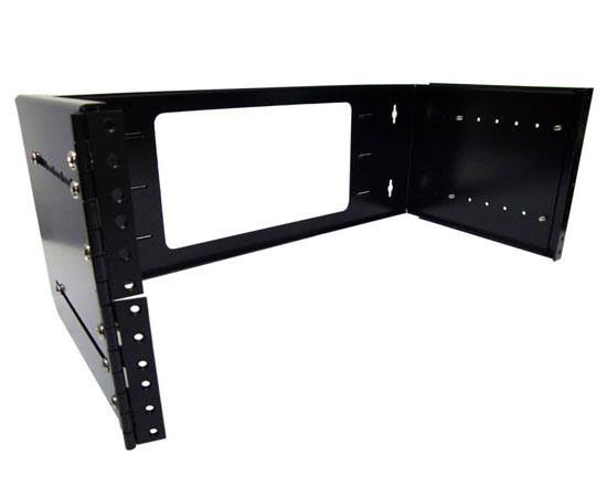 Swing-Out Wall Mount Network Rack, Adjustable Depth 4U B3256