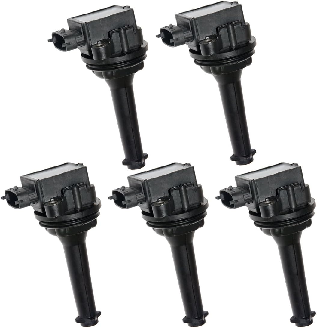 Set of 5 Ignition Coils for Volvo L5 2.3L 2.4L 2.5L M772796