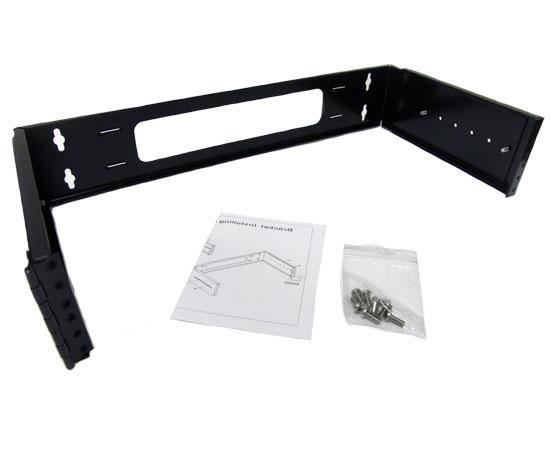 Swing-Out Wall Mount Network Rack, Adjustable Depth 4U B3256
