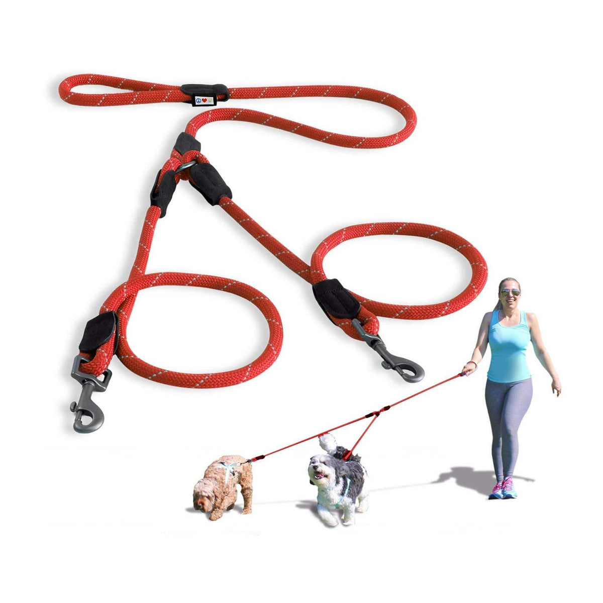 Reflective Rope Dog Leash E87135