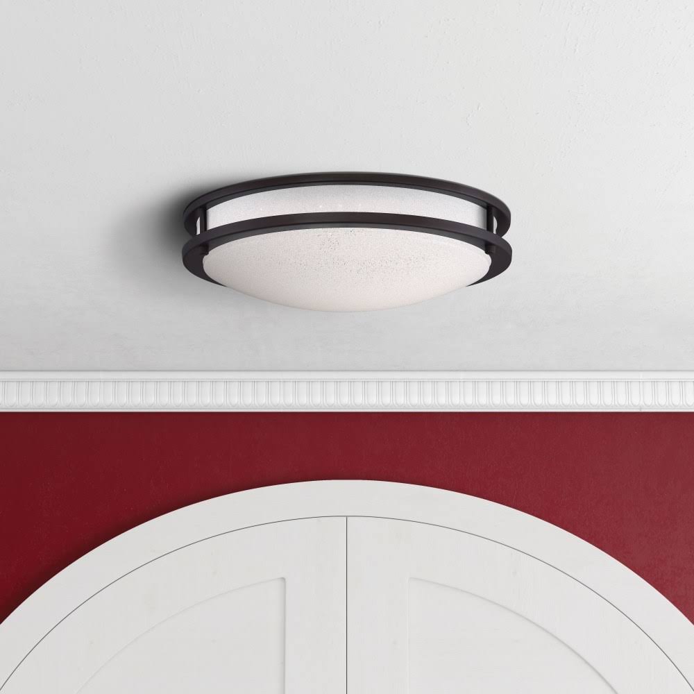 Brushed Steel Flush Mount M7928