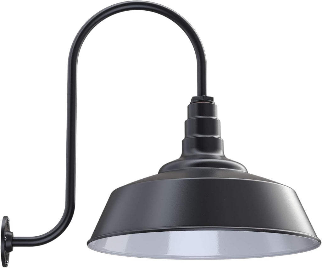 20 inch Dome Gooseneck Outdoor Wall Mounted Barn Light L350739