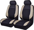 Faux Leather Car Seat Covers Full Set 11PCS Turquoise Blue E564414