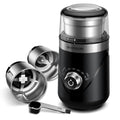 Adjustable Electric Coffee Grinder with 1 Removable Stainless Steel Bowl, Silver L403