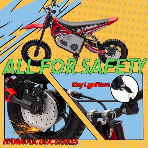 Green Electric Dirt Bike O75201