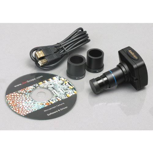 3.5X-45X Zoom Stereo Microscope with 144-LED and 1.3MP Digital Camera C555