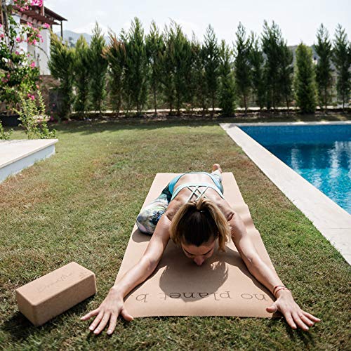 Natural Rubber Cork Yoga Mat 72" x 24" x 4.5mm T219836