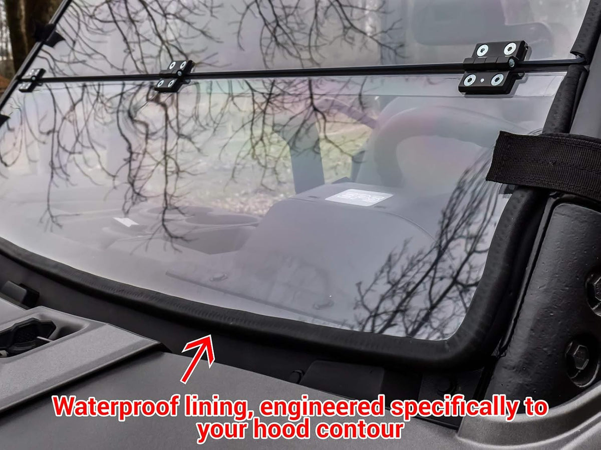 Scratch Resistant Flip Down Windshield for Polaris Ranger XP 900 M636839