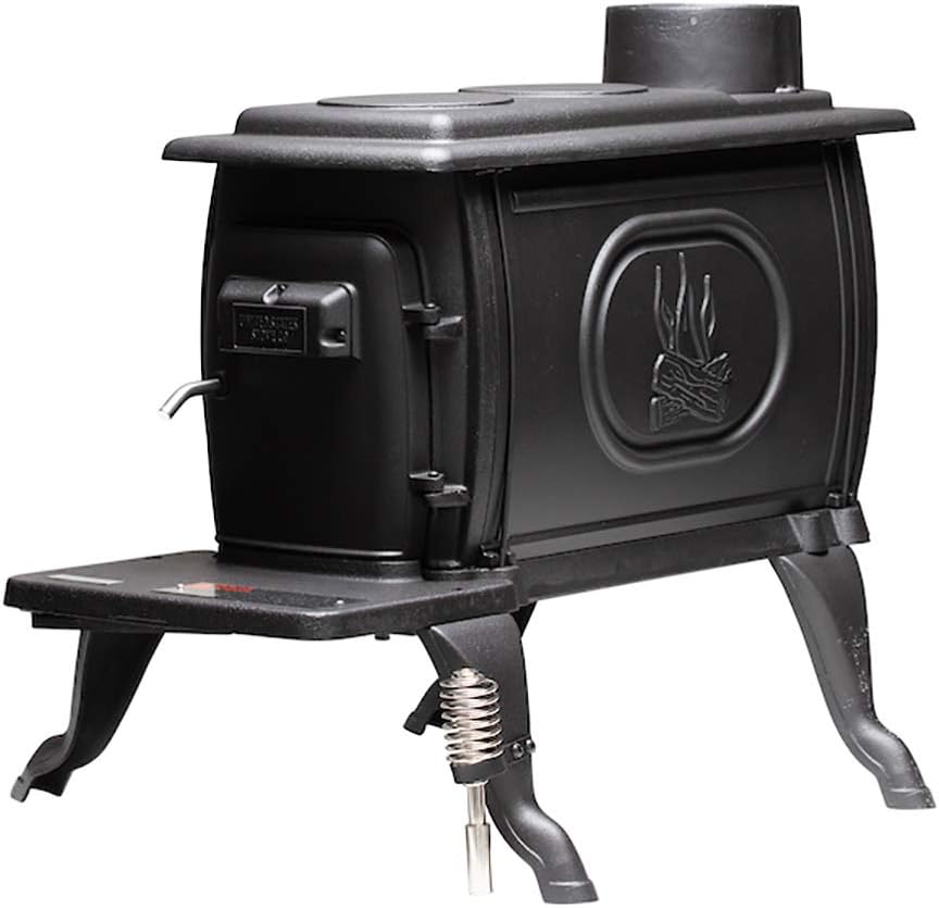 Black Cast Iron Wood Stove P405292