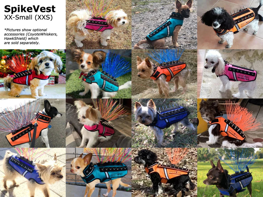 Reflective Dog Harness Vest with Spikes N14477