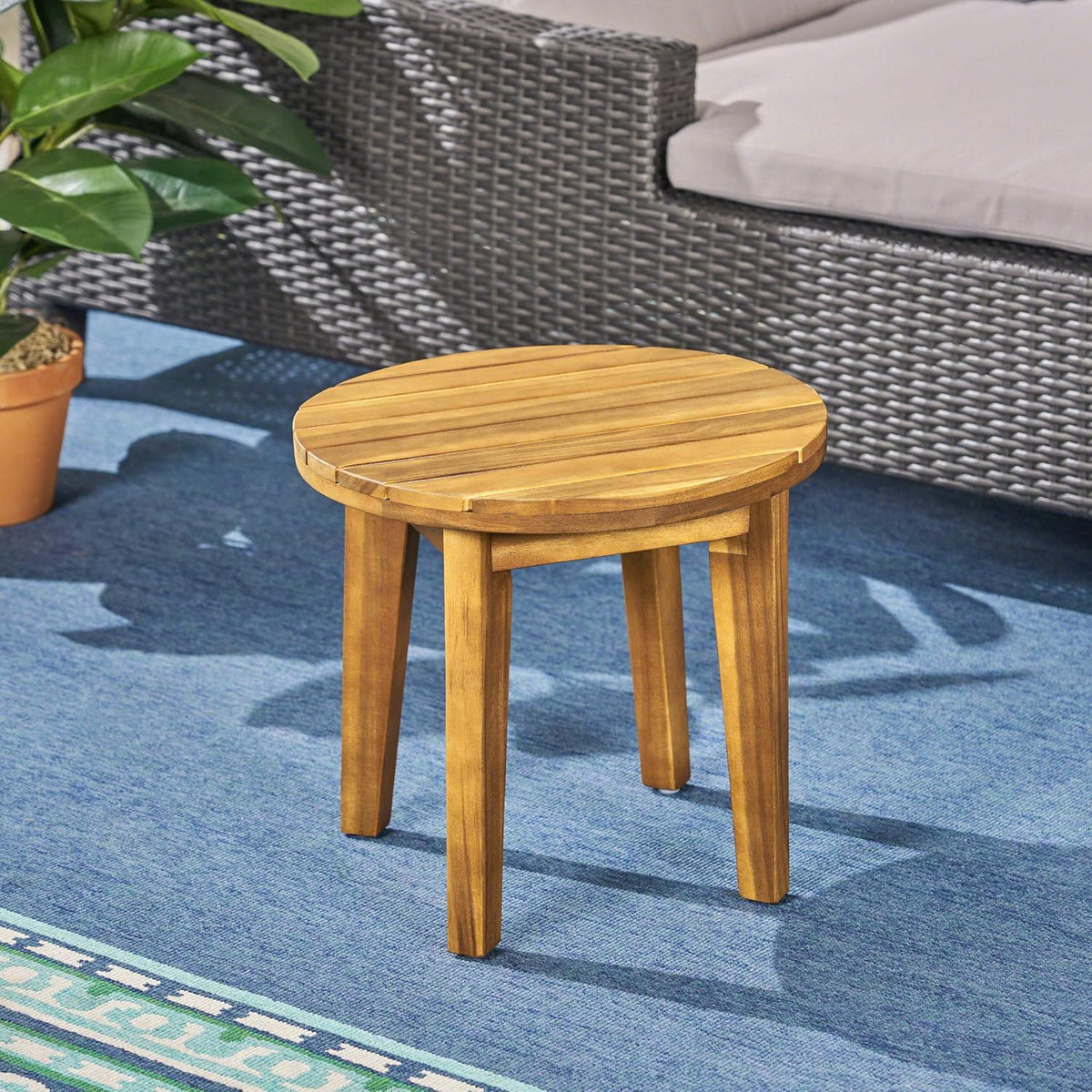 16 Acacia Wood Outdoor Side Table H2457