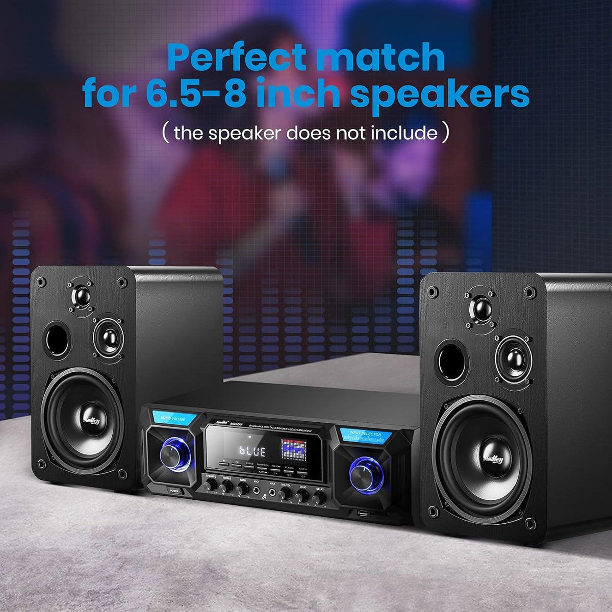 Home Audio Amplifier Stereo Receiver Bluetooth 2 Channel F901400
