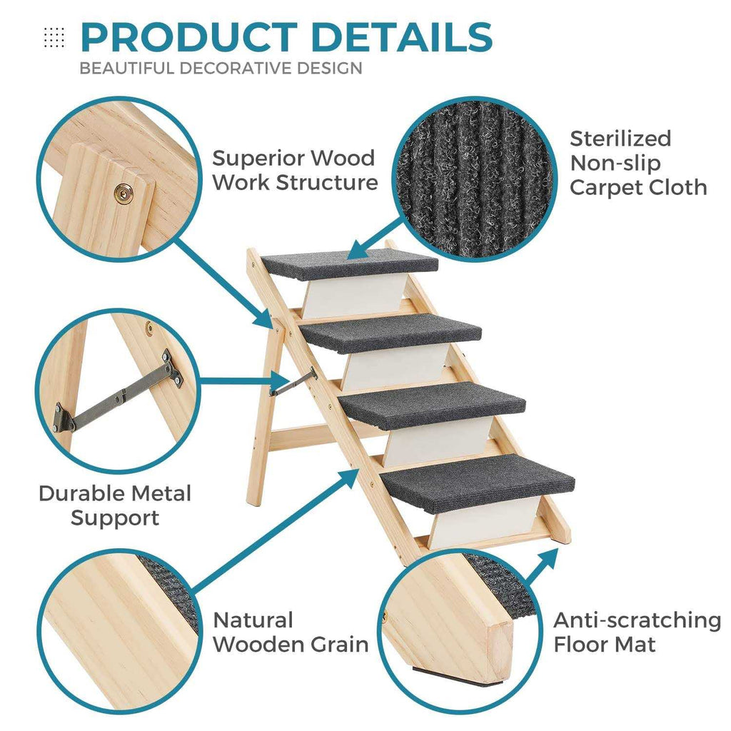 Wooden Pet Stairs V388792