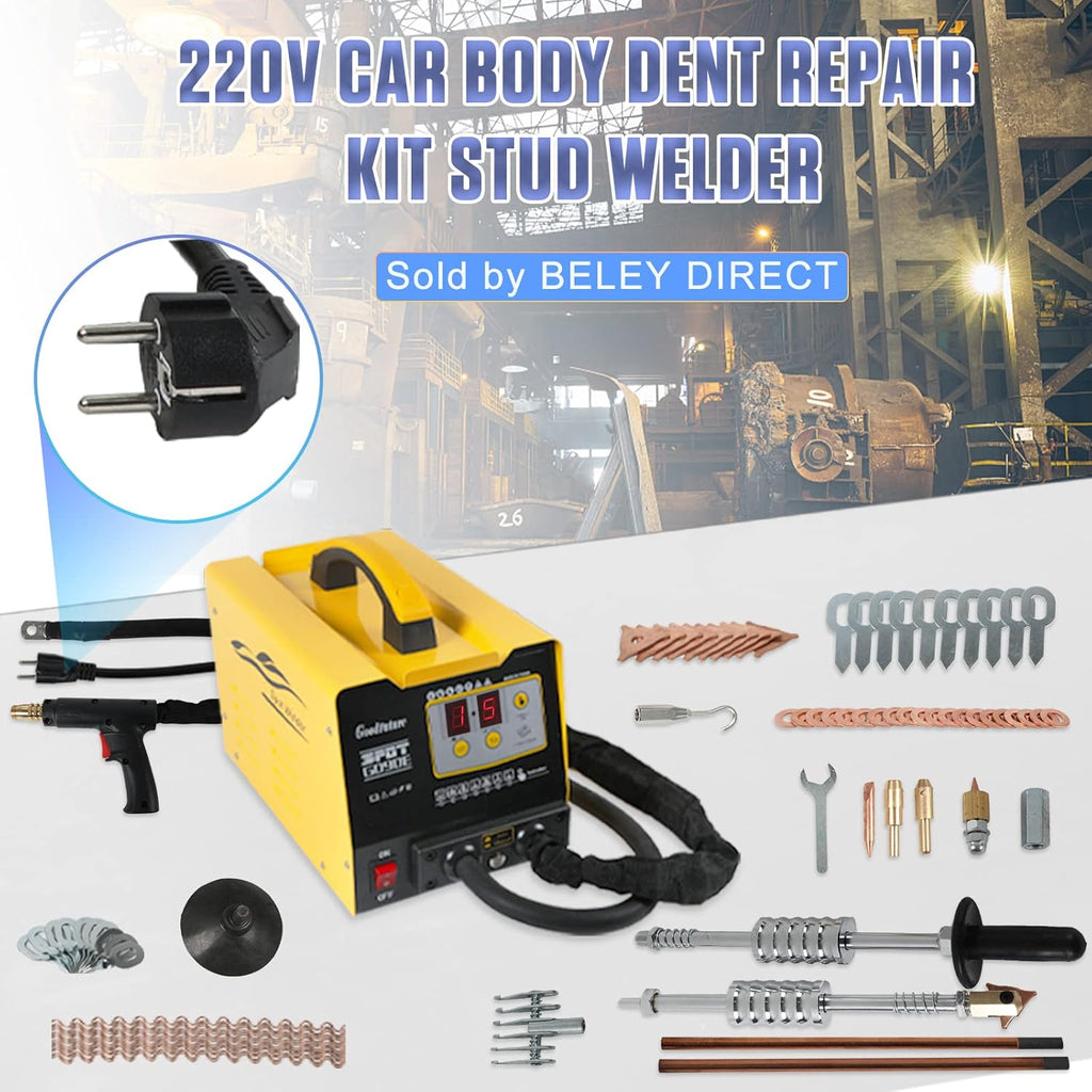 220V 7 Modes 3KW Stud Welder Dent Repair Kit I6696