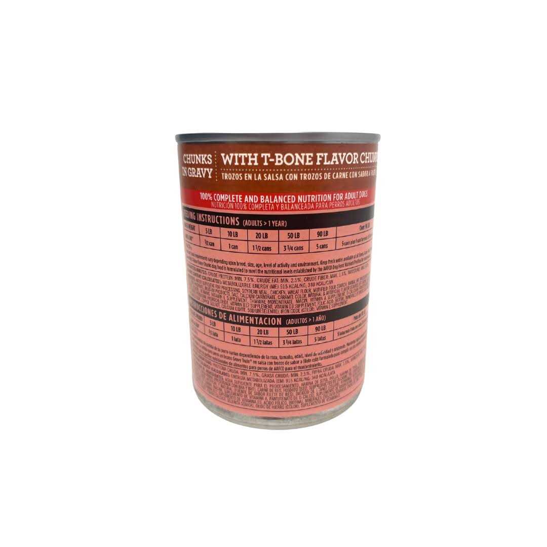 Chunks in Gravy Dog Food With T-Bone Flavor P586538