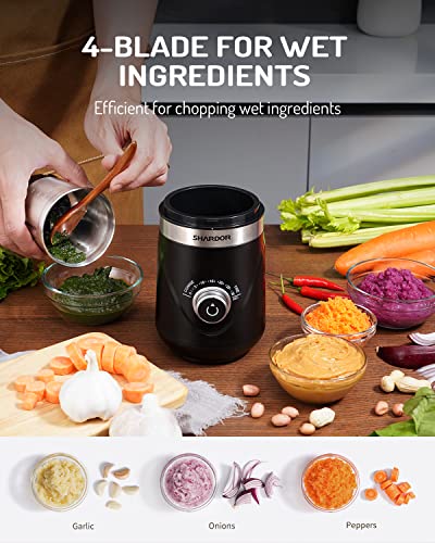 Adjustable Electric Coffee Grinder with 1 Removable Stainless Steel Bowl, Silver L403
