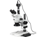 3.5X-45X Zoom Stereo Microscope with 144-LED and 1.3MP Digital Camera C555