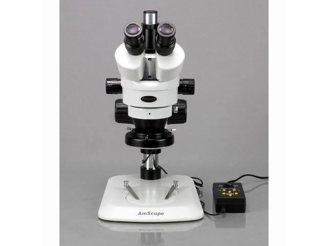 3.5X-45X Zoom Stereo Microscope with 144-LED and 1.3MP Digital Camera C555