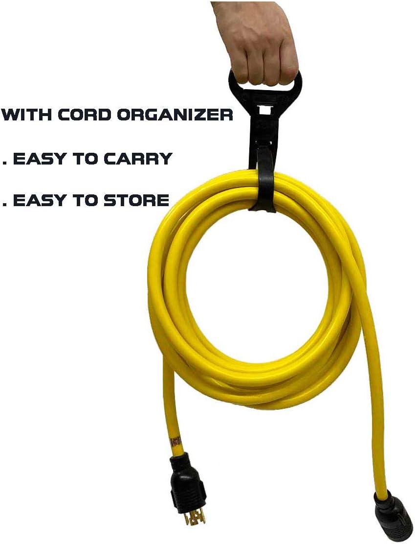 40Ft 30 Amp 125/250V 4 Prong Generator Extension Power Cord R333