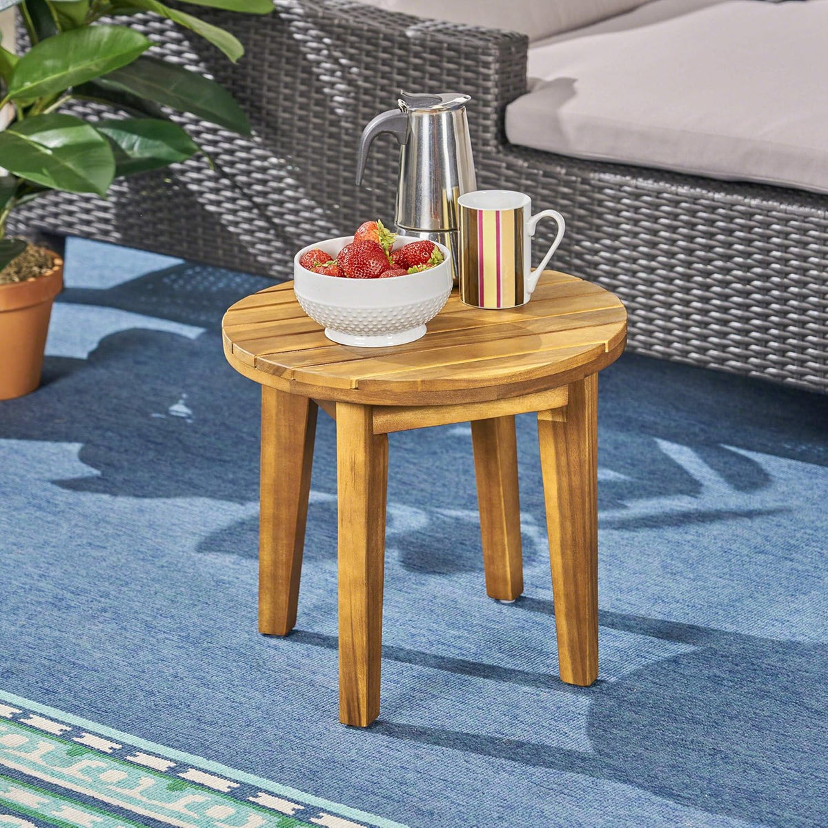 16 Acacia Wood Outdoor Side Table H2457
