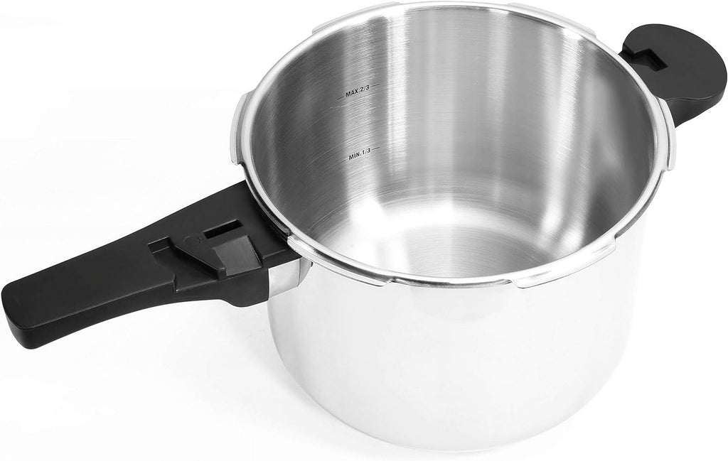 Stainless Steel Pressure Cooker 18/8 Dishwasher Safe Lock Lid 15-PSI U169