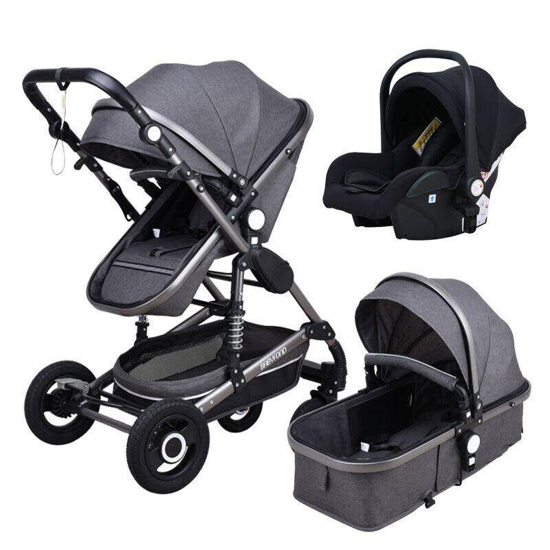 High Landscape Baby Stroller 3 in 1 Multifunctional Car I413
