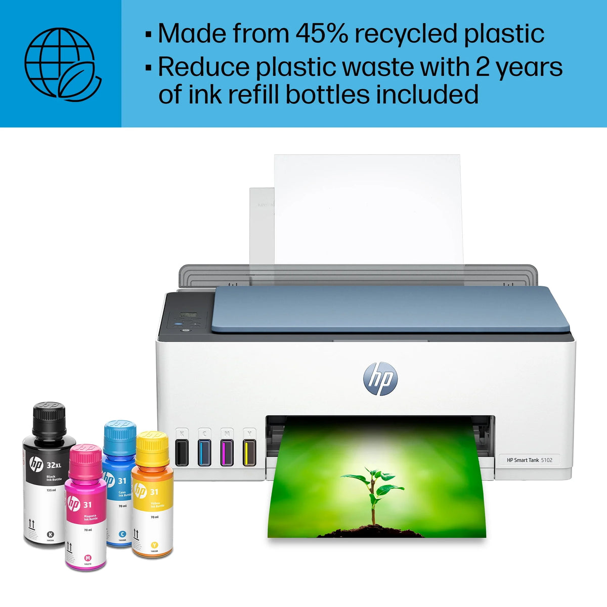 Wireless All-in-One Color Inkjet Tank Printer W710048