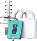 Cell Phone Signal Booster Metal Body Band 2 4 5 12 13 17 Boosts Voice Data 4G LTE 5G up to 4,500 sq ft B542