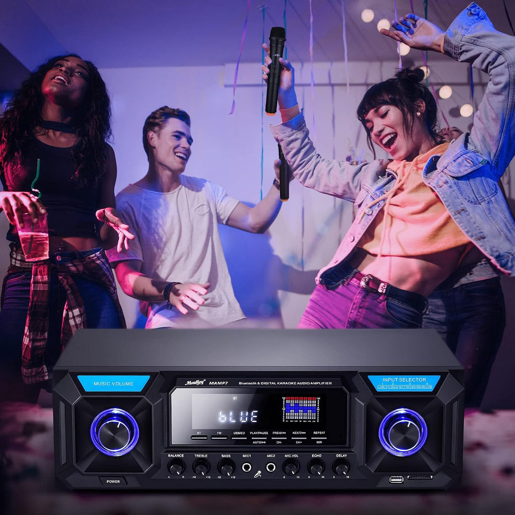 Home Audio Amplifier Stereo Receiver Bluetooth 2 Channel F901400