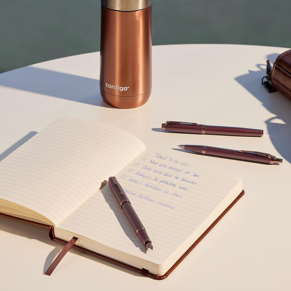 Burgundy Fountain Pen Medium Point Blue Ink W97195