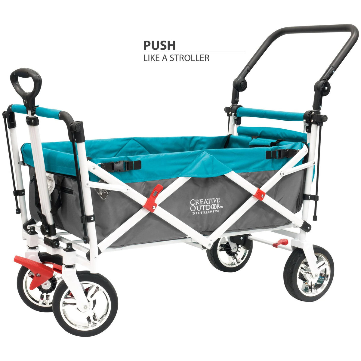 Folding Wagon Stroller with Canopy T4018