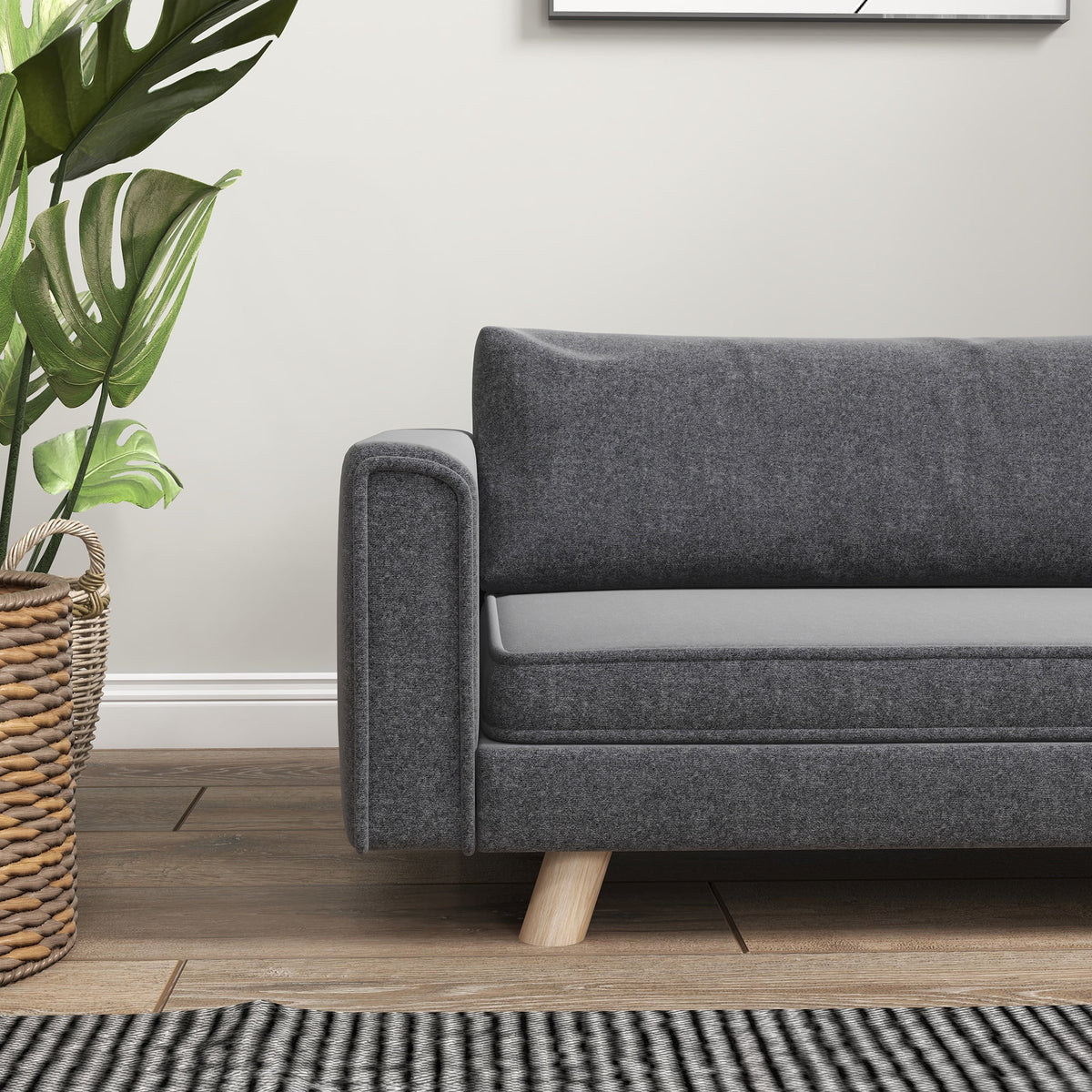 Gray Elevated Pet Sofa X9034