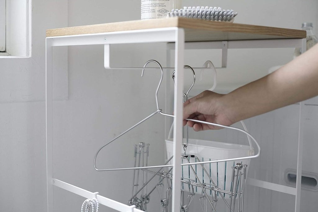 White Rolling Storage Cart V5595