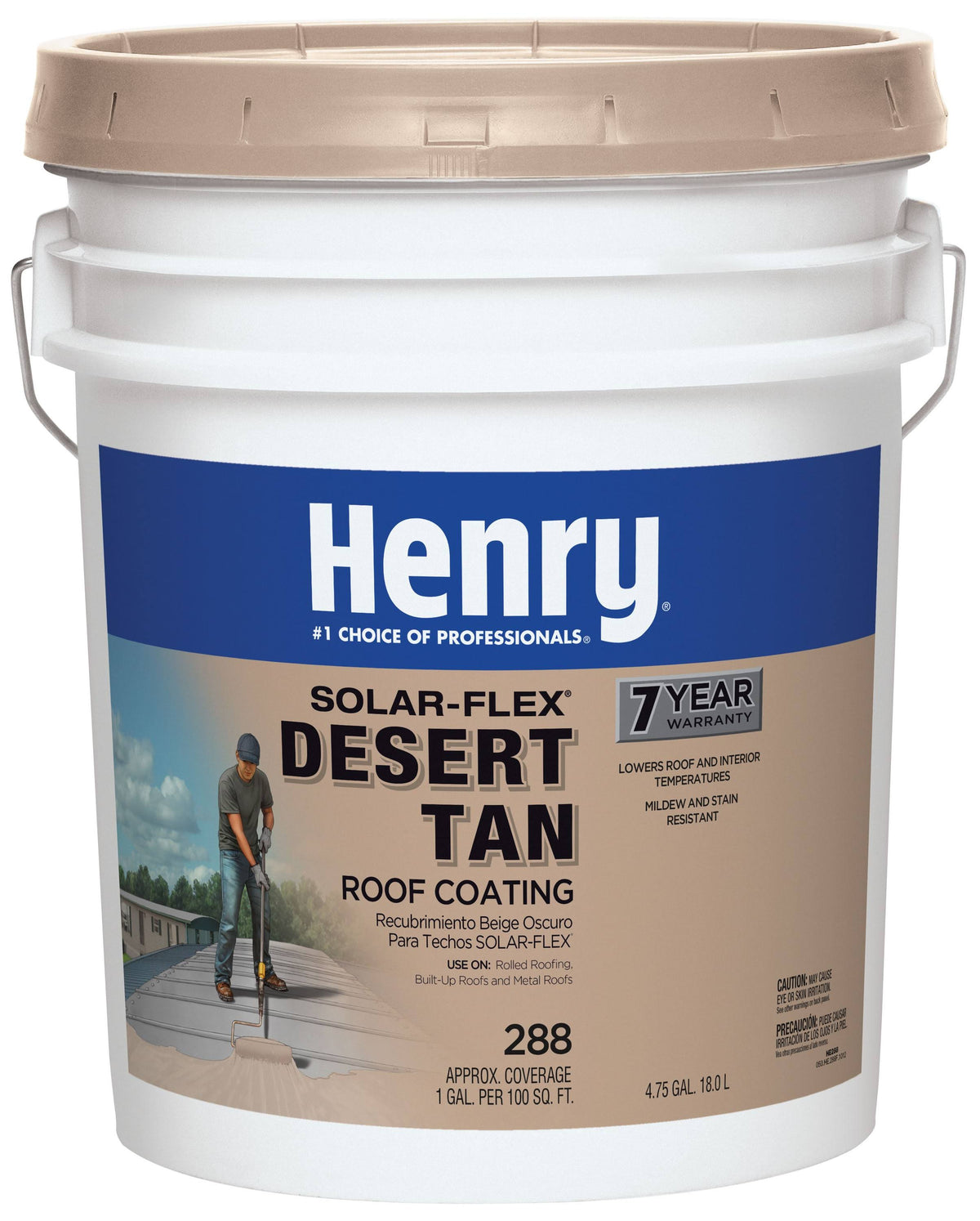 4.75-Gallon Elastomeric Reflective Roof Coating J533775
