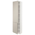 White High Cabinet with shelves/2 Doors E490372